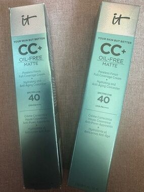 it cosmetics CC+ Oil-Free Matte CC Cream SPF 40 - Shade Deep